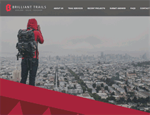 Tablet Screenshot of brillianttrails.com